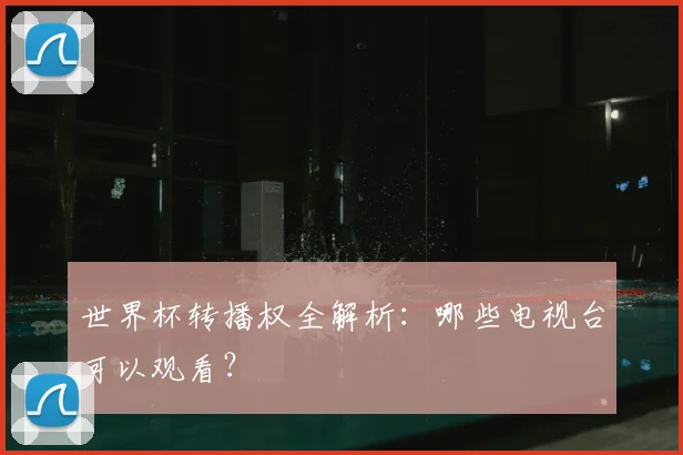世界杯转播权全解析：哪些电视台可以观看？